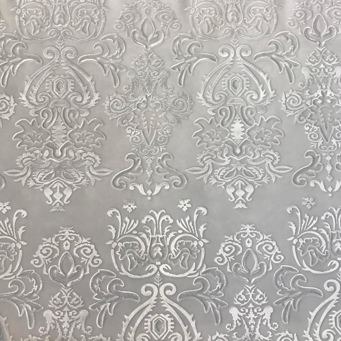 Royalty Embossed Stretch Velvet Fabric | CDW