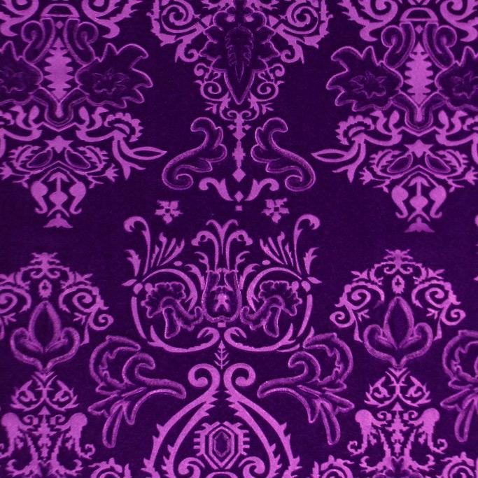 Royalty Embossed Stretch Velvet Fabric | CDW