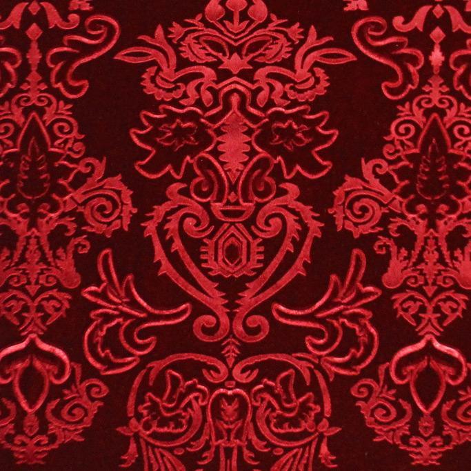 Royalty Embossed Stretch Velvet Fabric | CDW