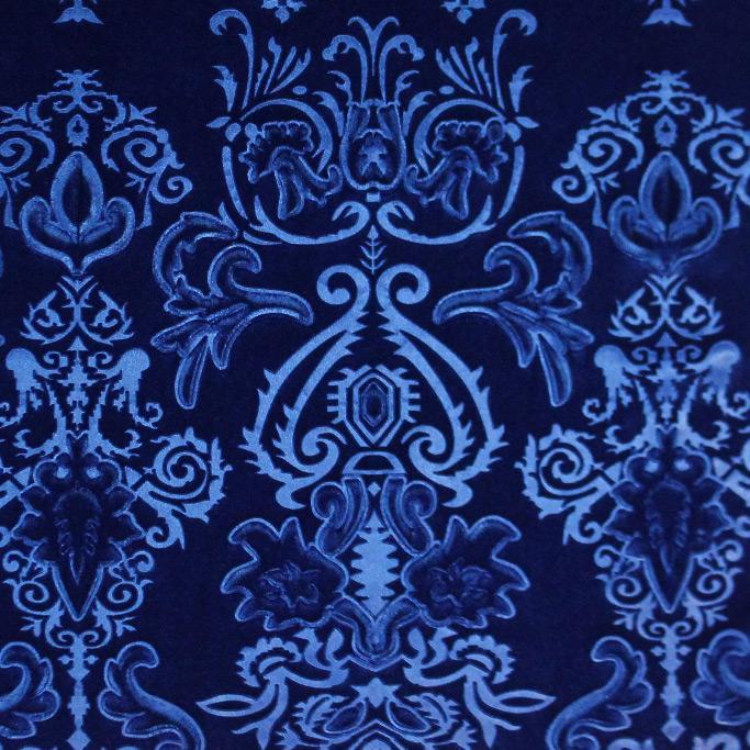 Royalty Embossed Stretch Velvet Fabric | CDW