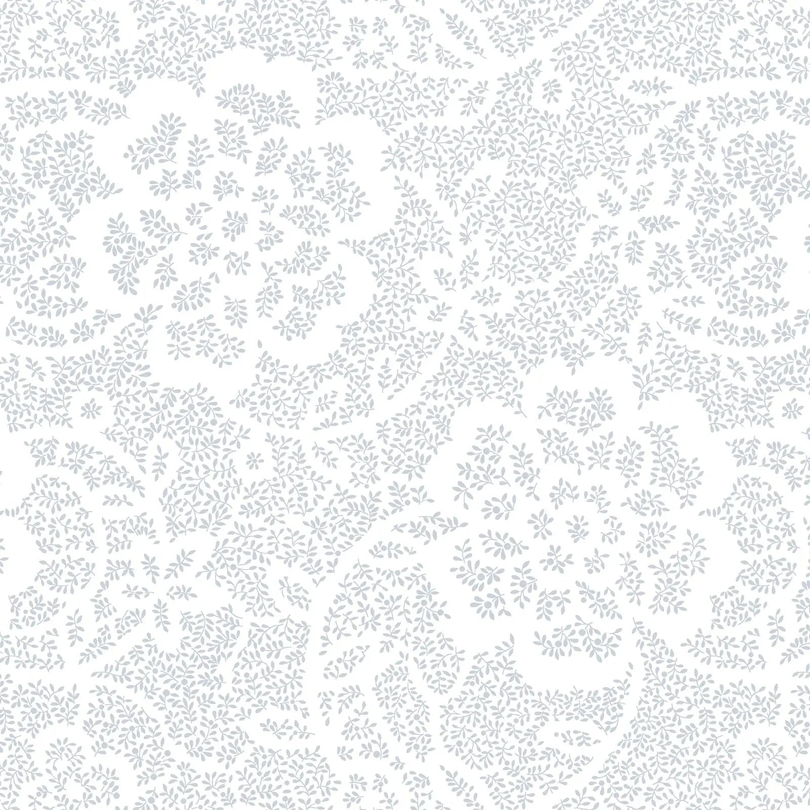 Touch of White Large Floral Cotton Wideback Fabric per yard