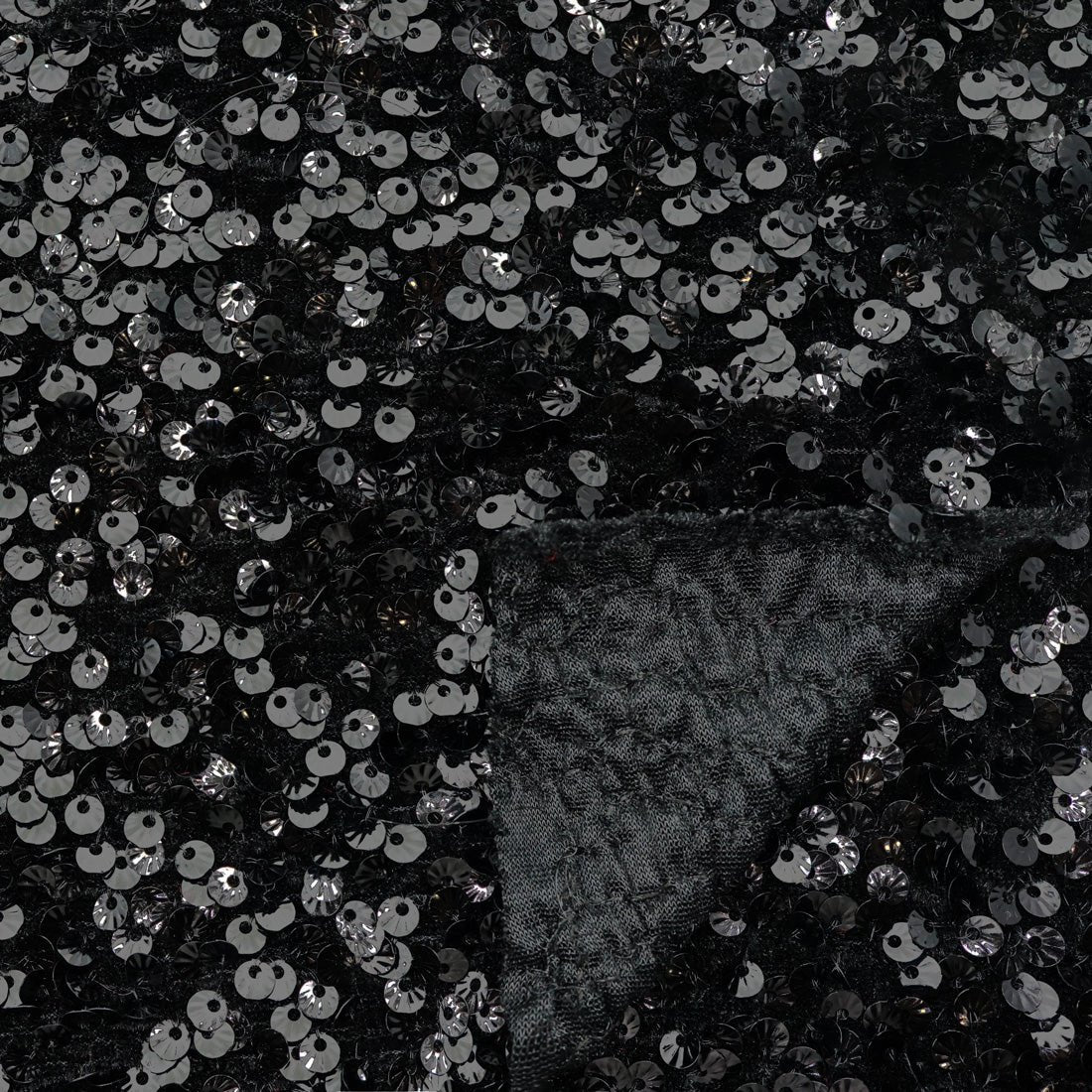 Sanibel Seashell Stretch Velvet Sequin Fabric | CDW