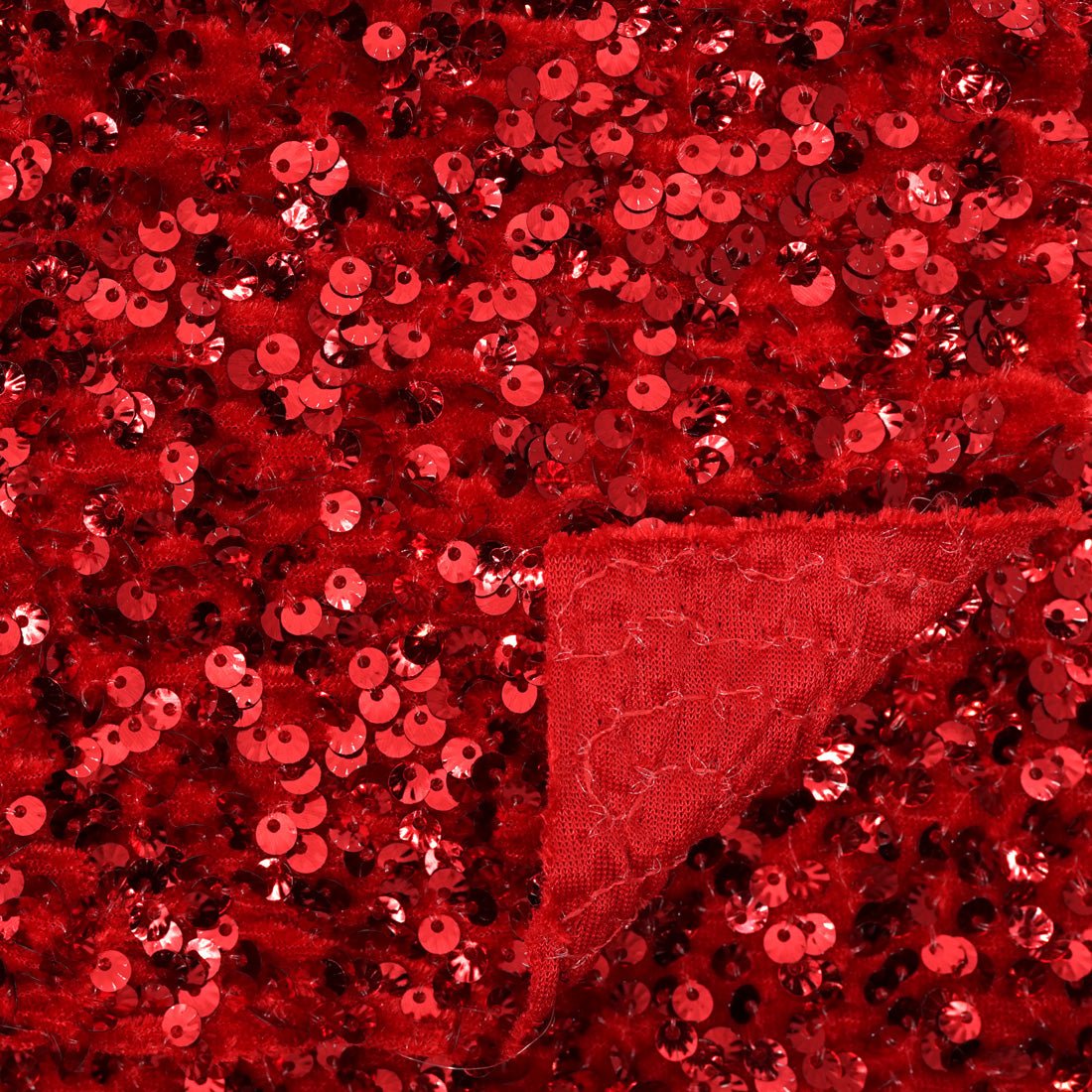 Sanibel Seashell Stretch Velvet Sequin Fabric | CDW