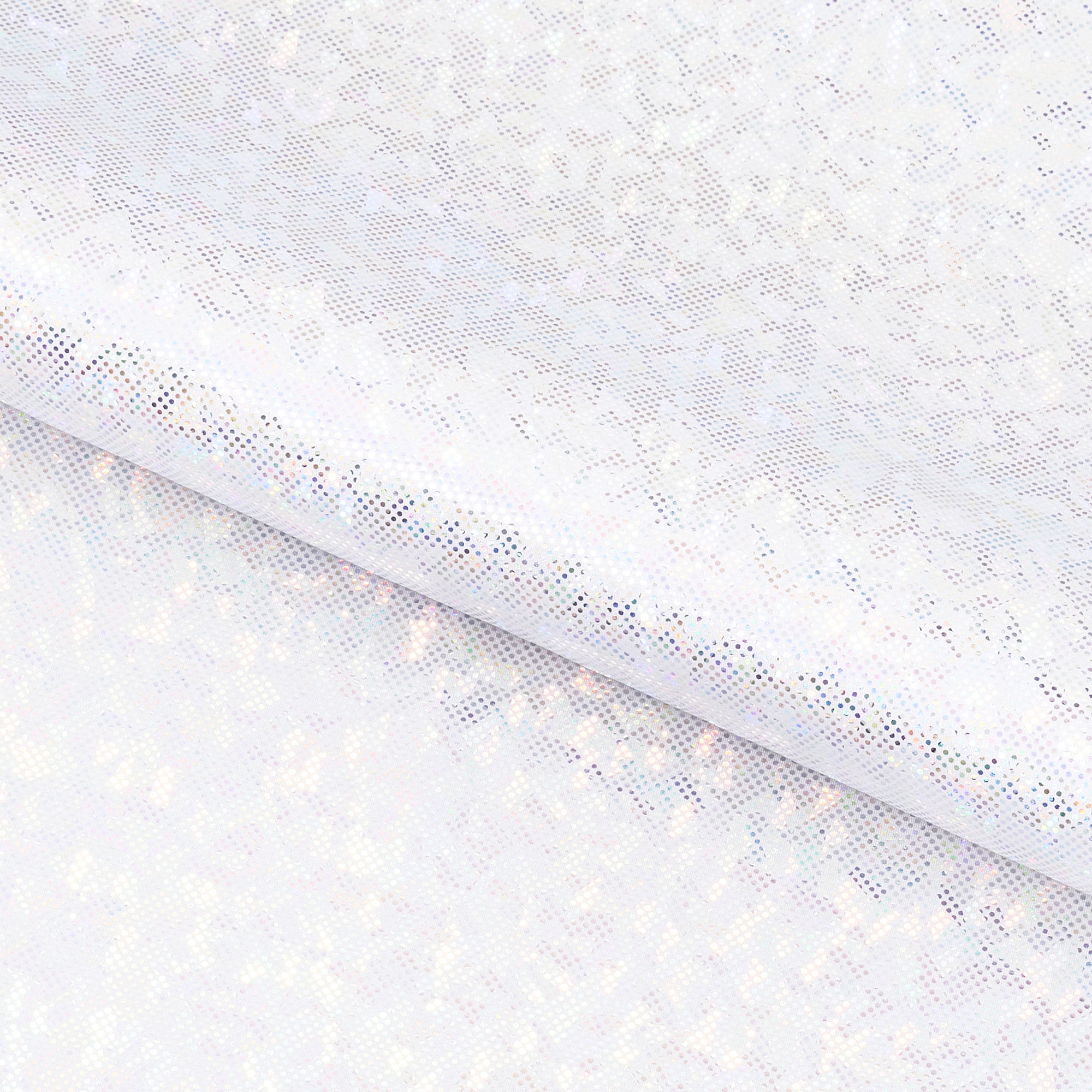 Shattered Glass Foiled Spandex Fabric | CDW