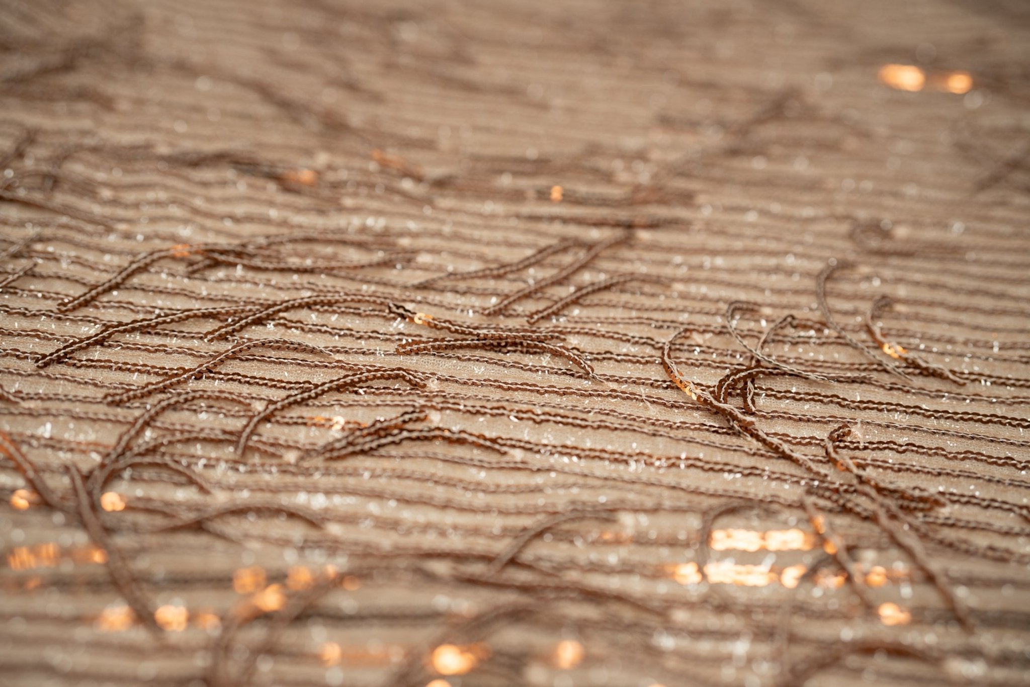 Shimmy Polyester Mesh with Dangle Sequin Fabric | CDW