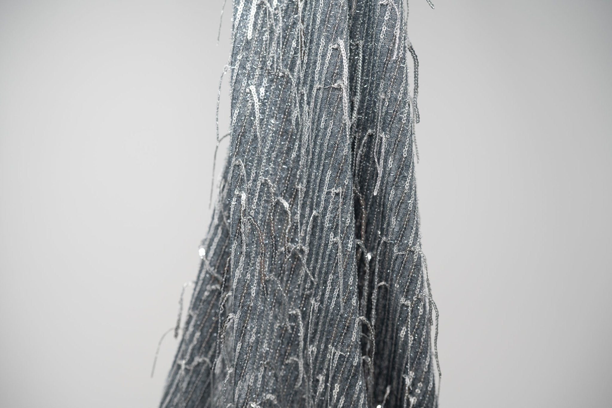 Shimmy Polyester Mesh with Dangle Sequin Fabric | CDW