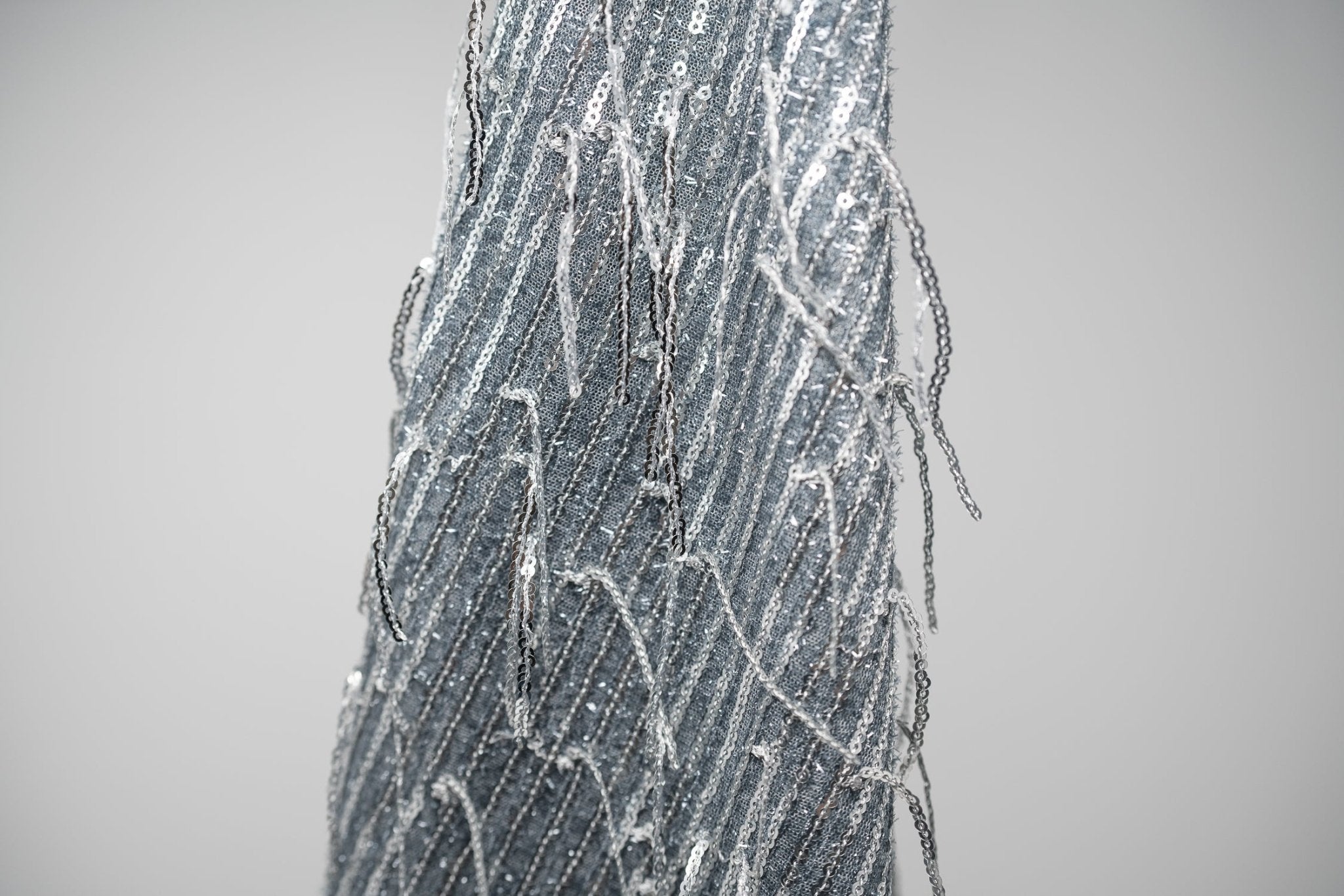 Shimmy Polyester Mesh with Dangle Sequin Fabric | CDW