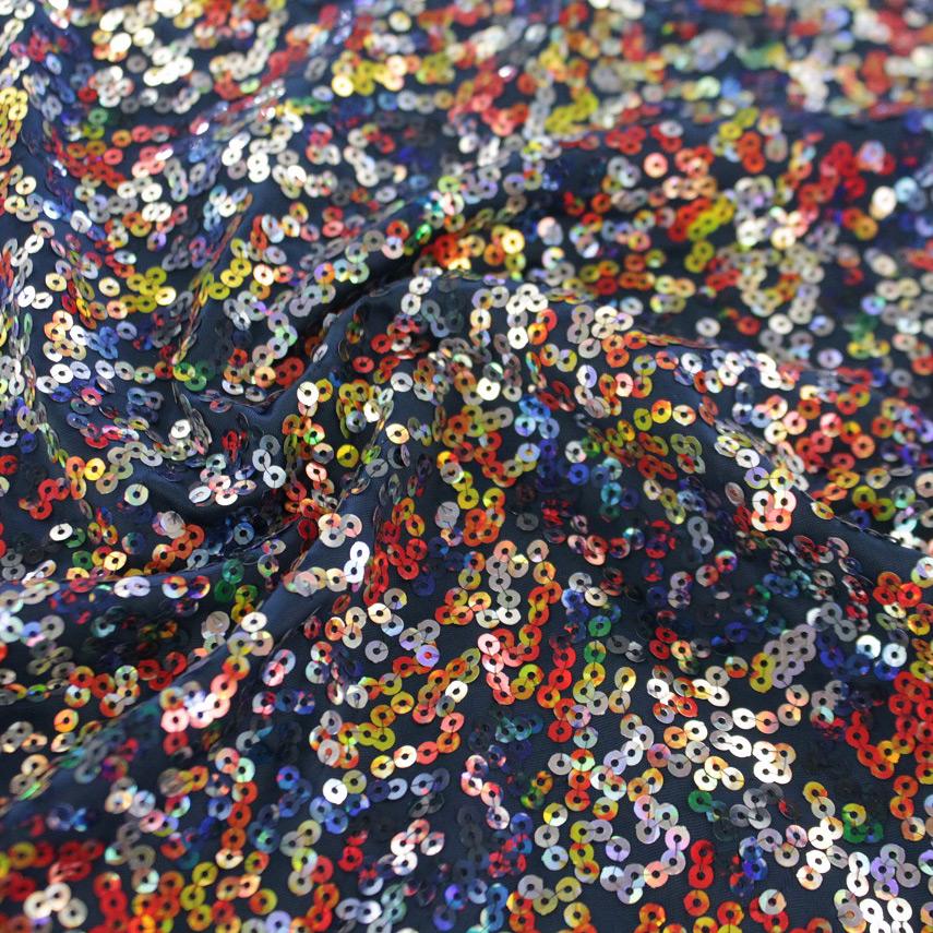 Skittles Spandex Sequin Fabric | CDW