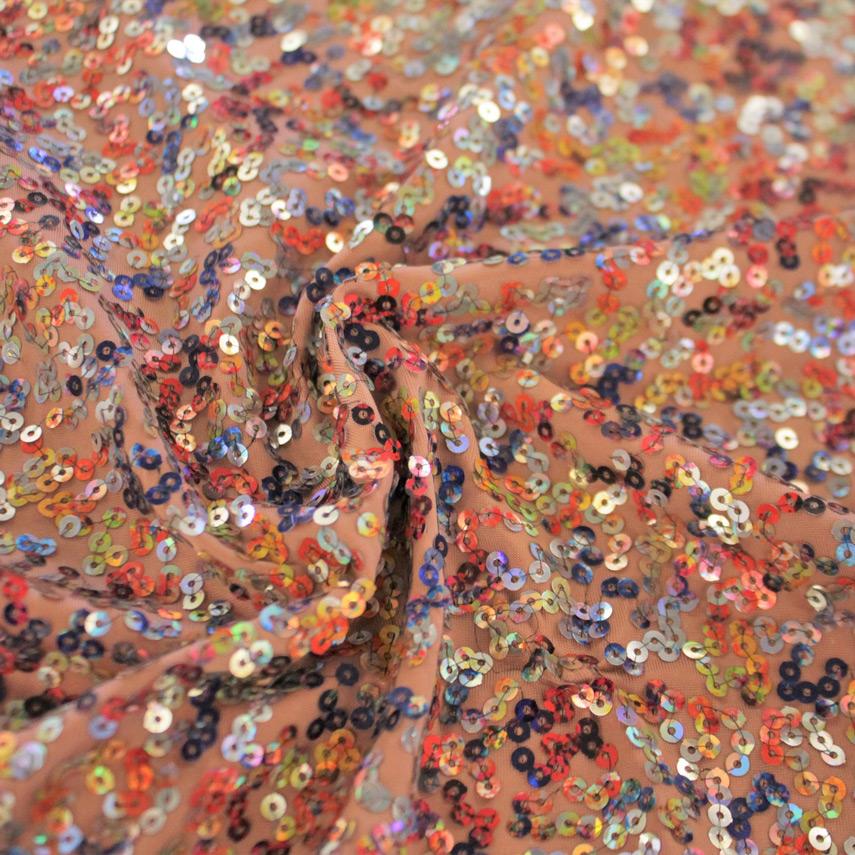 Skittles Spandex Sequin Fabric | CDW
