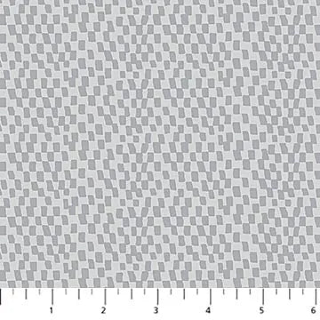 Soft Check Gray Pigment Dewfall Cotton 44"/45" Fabric Per Yard