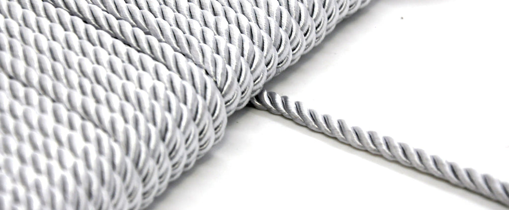 Softer Collection - 3/16" Width Cord without Lip (50 Yard Roll) - BC-1015-11 Grey