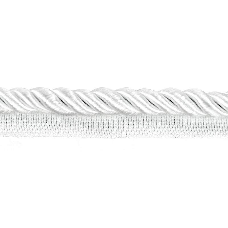Softer Collection - 3/8" Width Cord with Lip (50 Yard Roll) - BC-1012-27 White