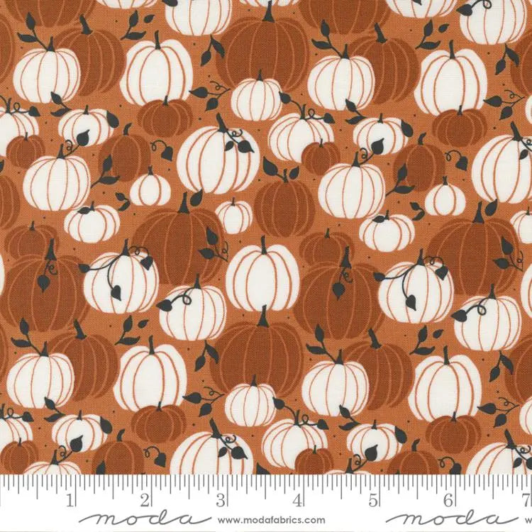 Spellbound Orange Pumpkin 44"/45" Fabric Per Yard