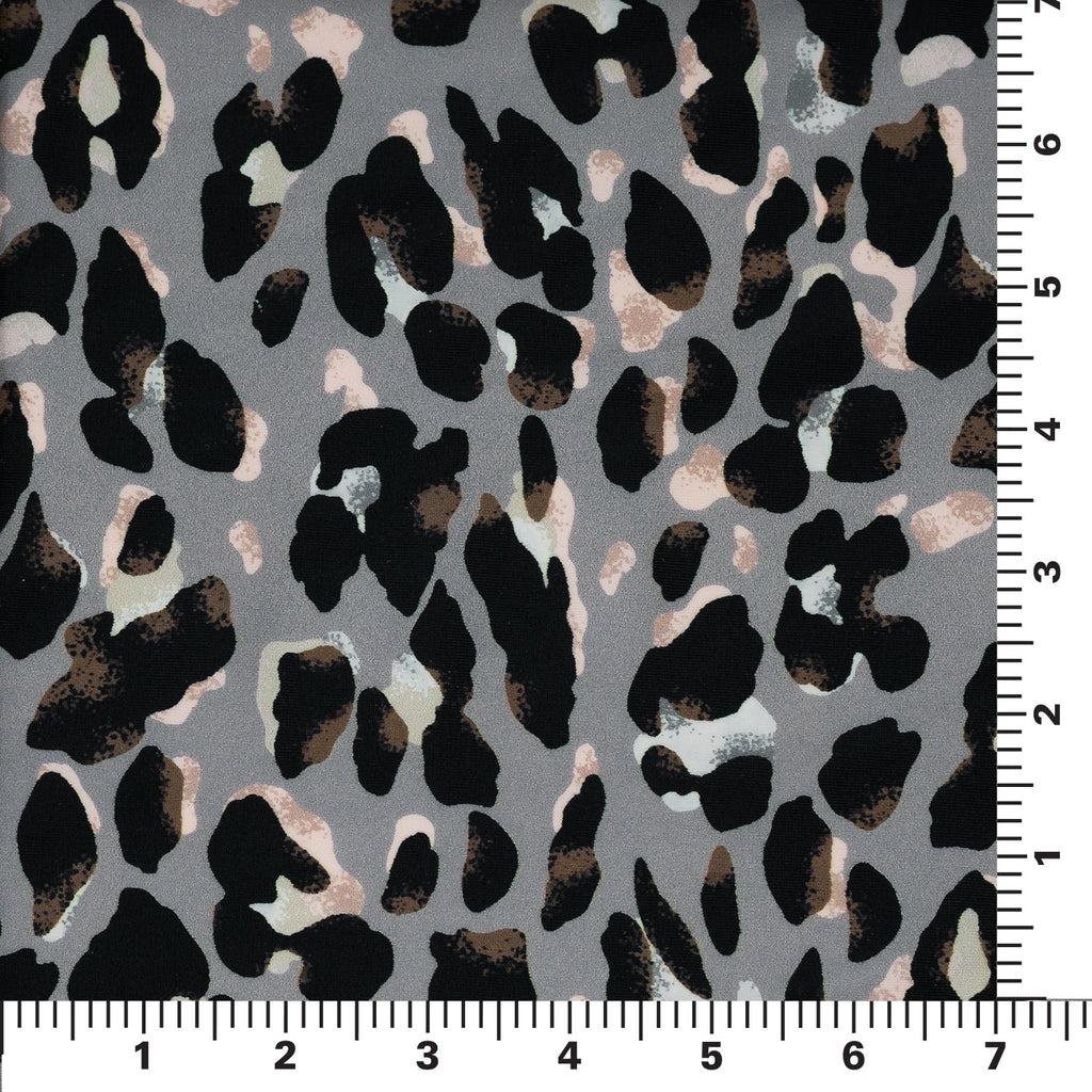 Sporty Leopard Printed Spandex Fabric | CDW