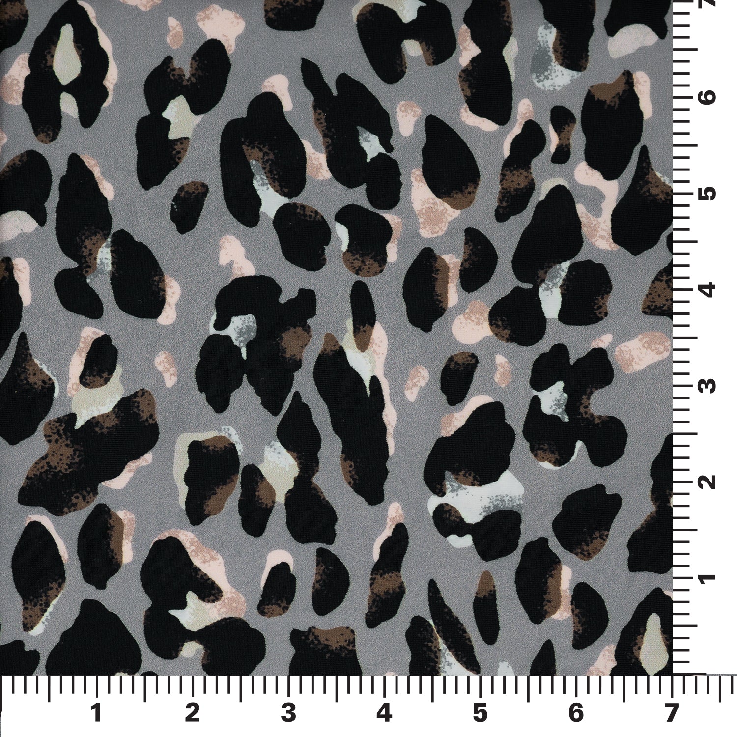 Sporty Leopard Printed Spandex Fabric | CDW