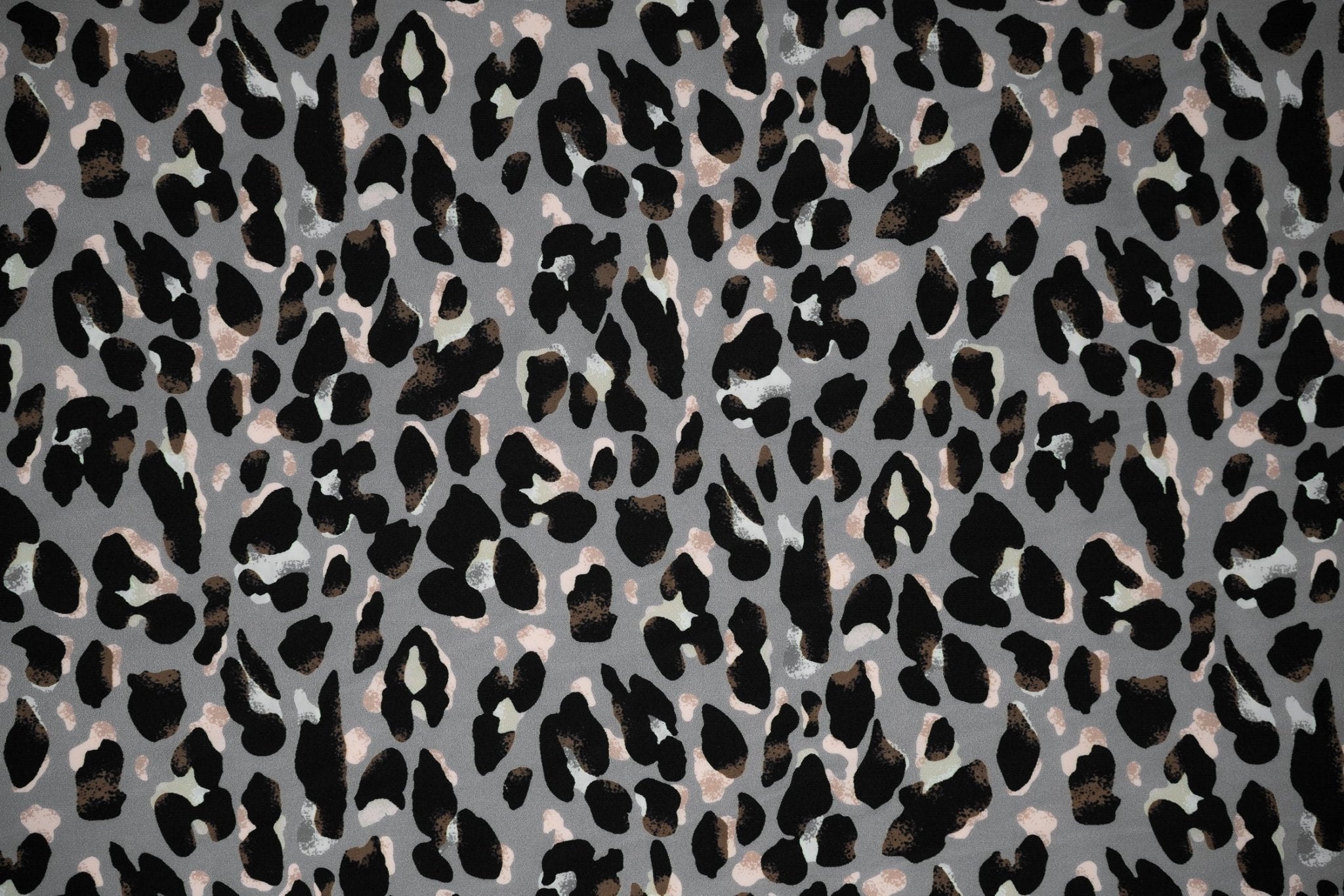Sporty Leopard Printed Spandex Fabric | CDW