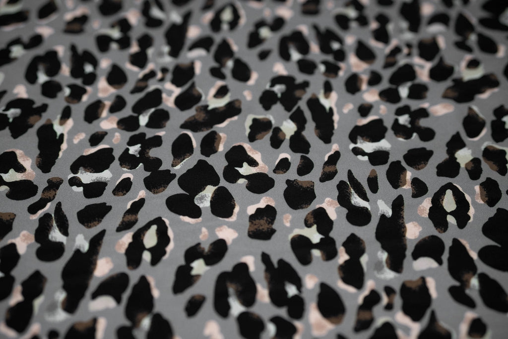 Sporty Leopard Printed Spandex Fabric | CDW