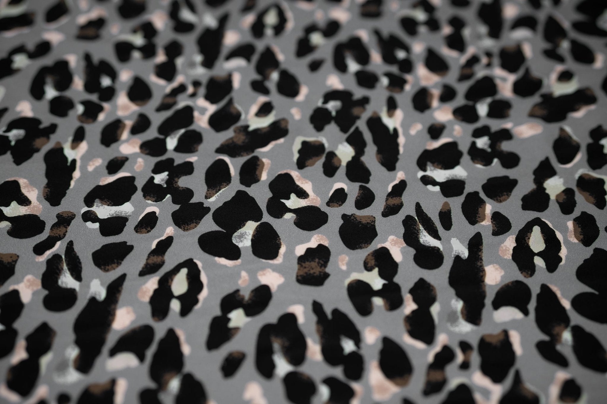 Sporty Leopard Printed Spandex Fabric | CDW