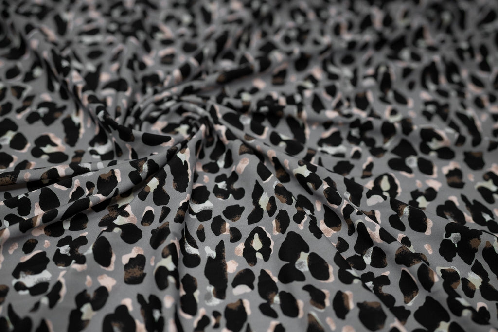 Sporty Leopard Printed Spandex Fabric | CDW
