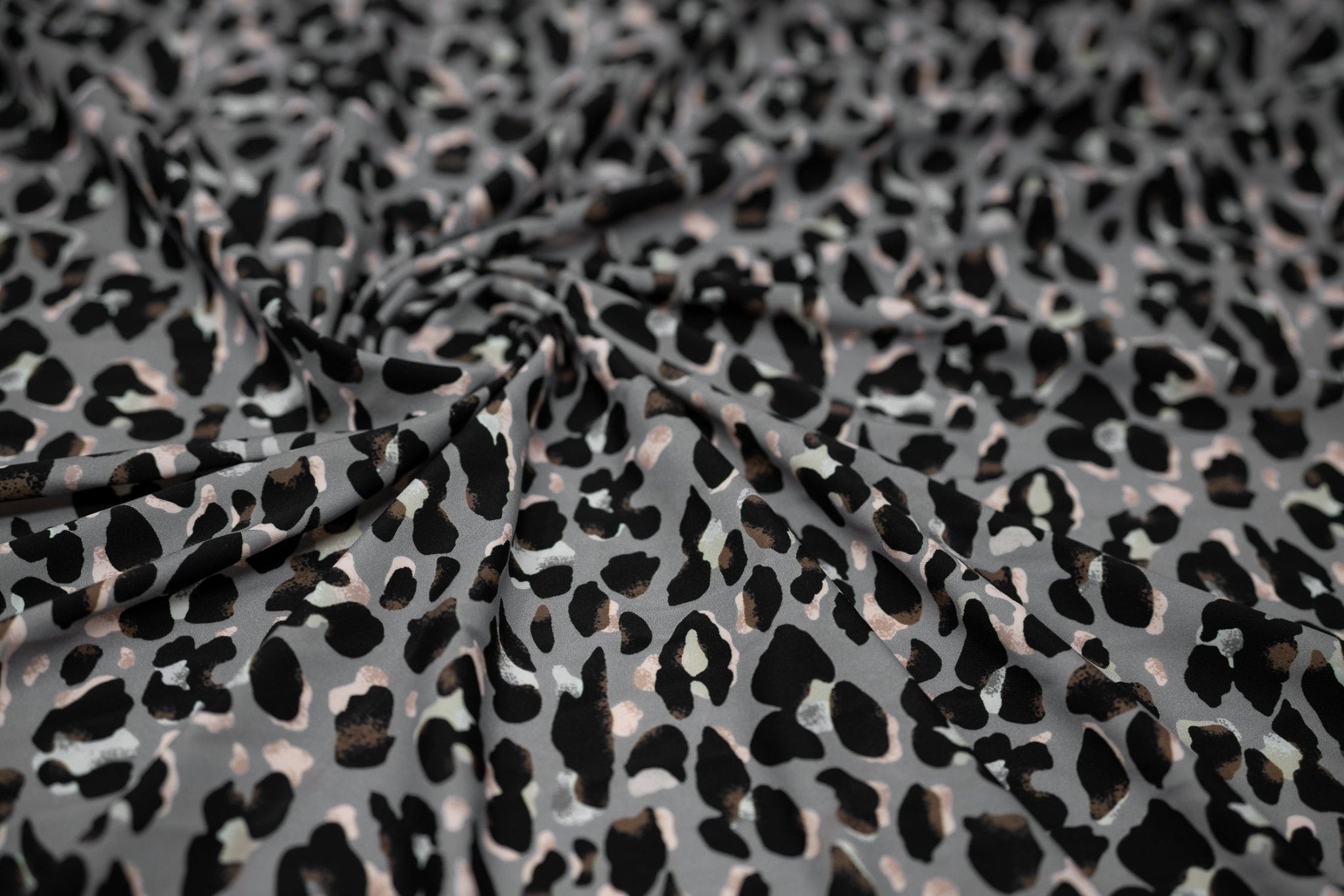 Sporty Leopard Printed Spandex Fabric | CDW