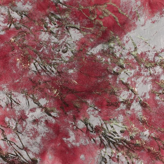 Squall Foiled Tie Dye Spandex Fabric | CDW