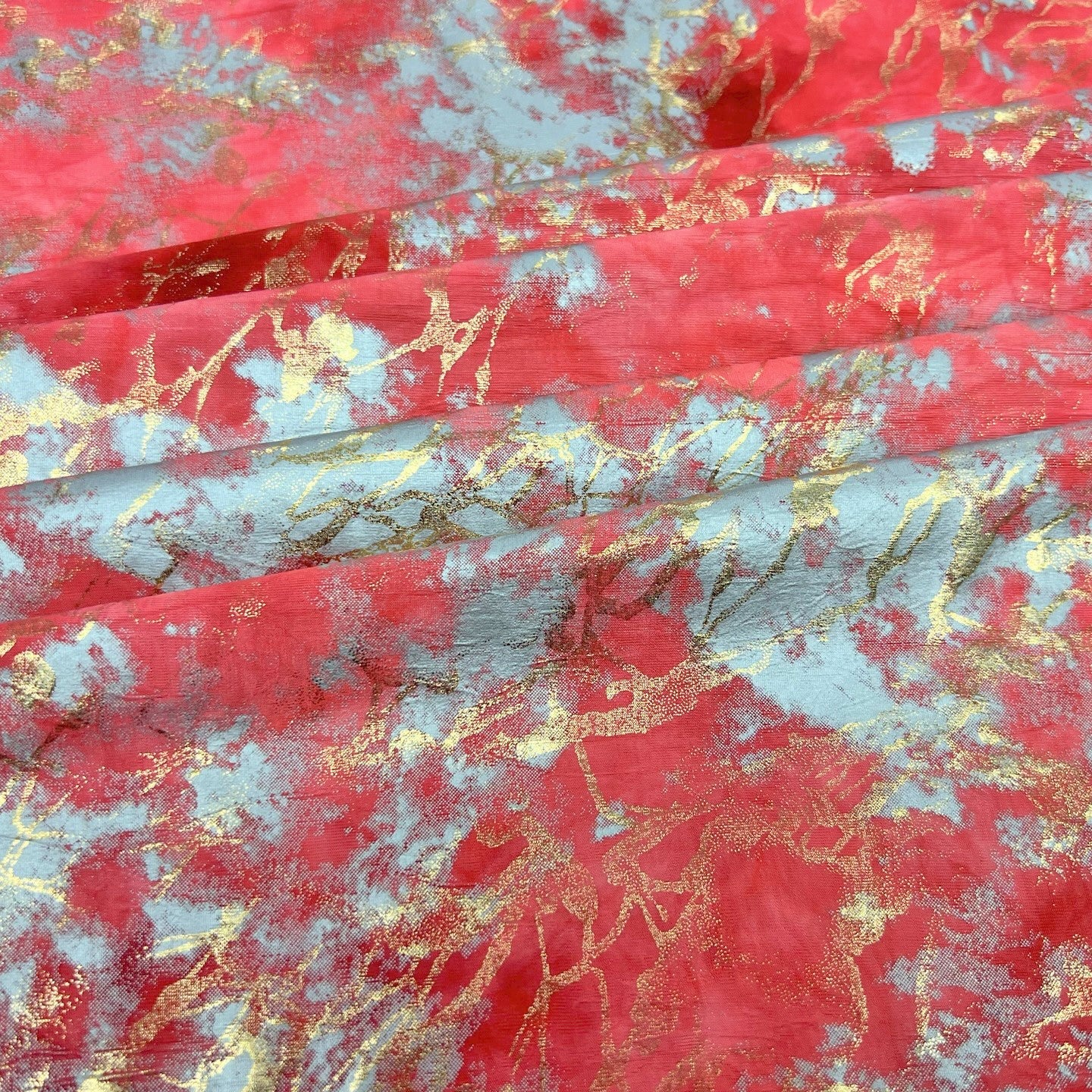 Squall Foiled Tie Dye Spandex Fabric | CDW