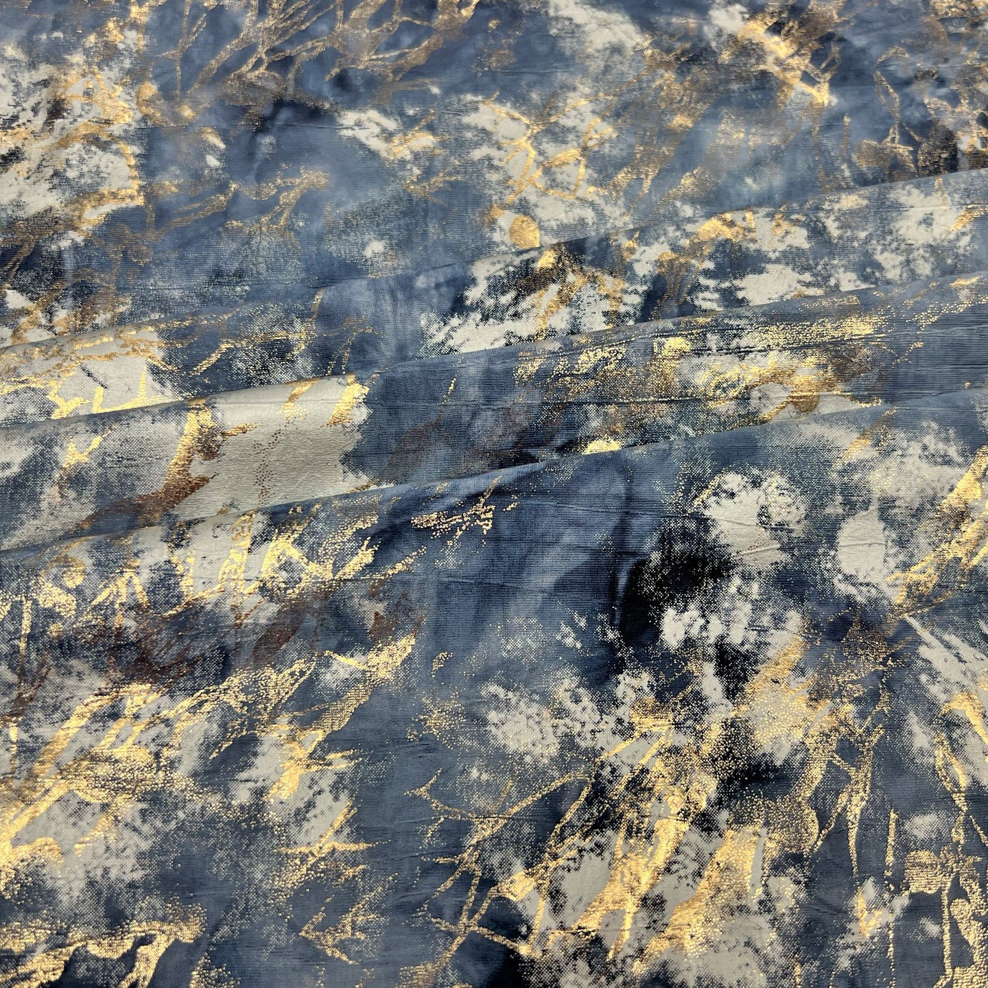 Squall Foiled Tie Dye Spandex Fabric | CDW