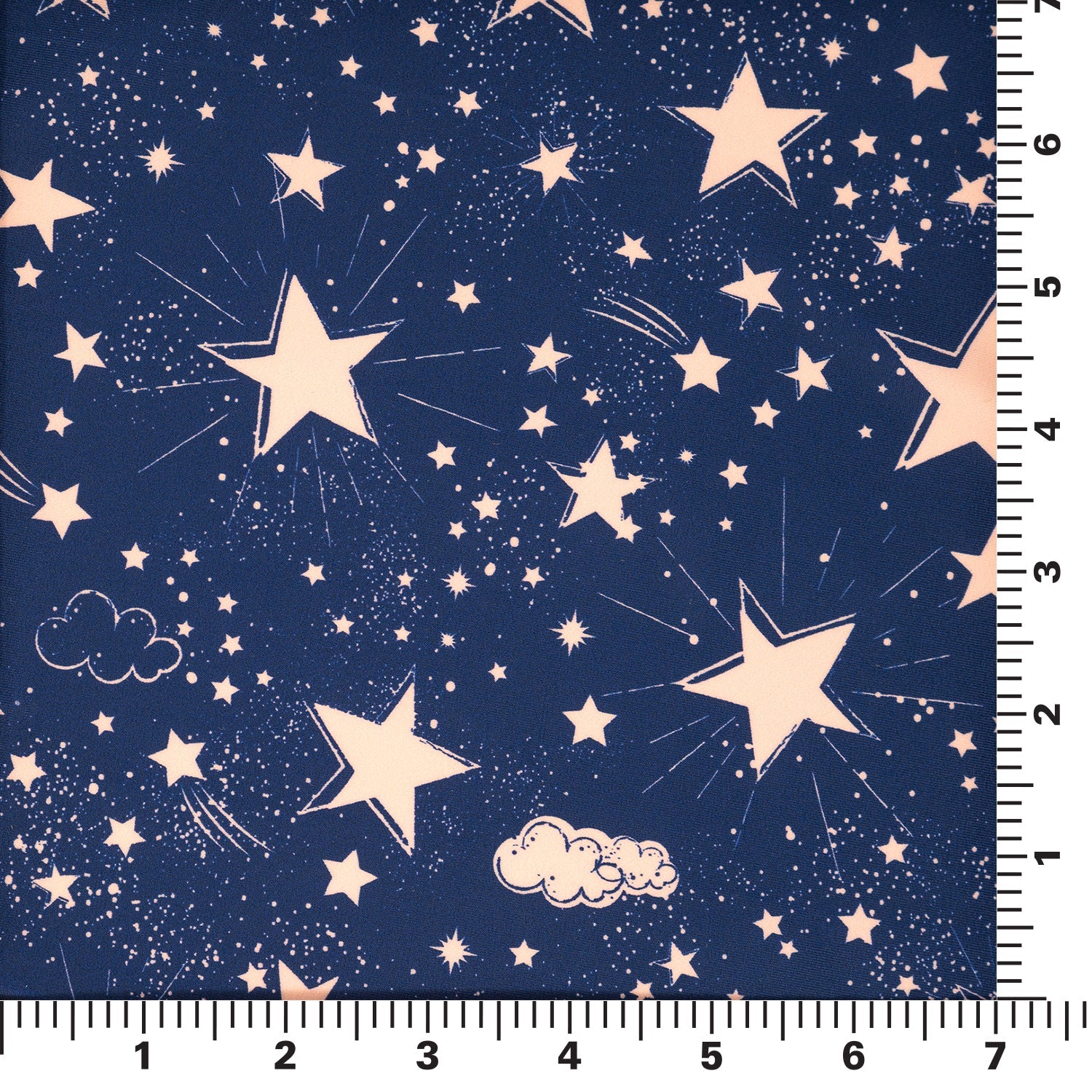 Star Bright Printed Spandex Fabric | CDW