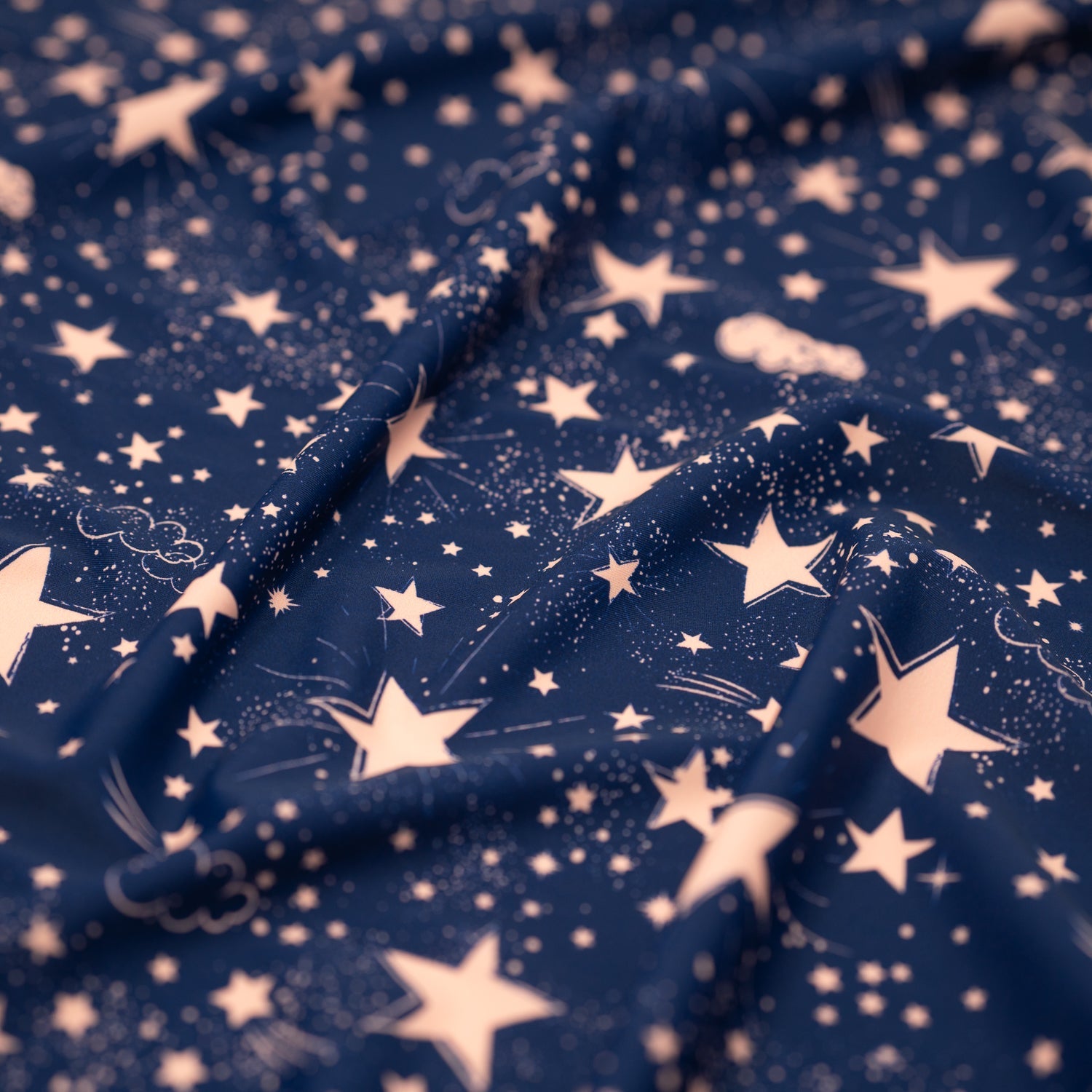 Star Bright Printed Spandex Fabric | CDW