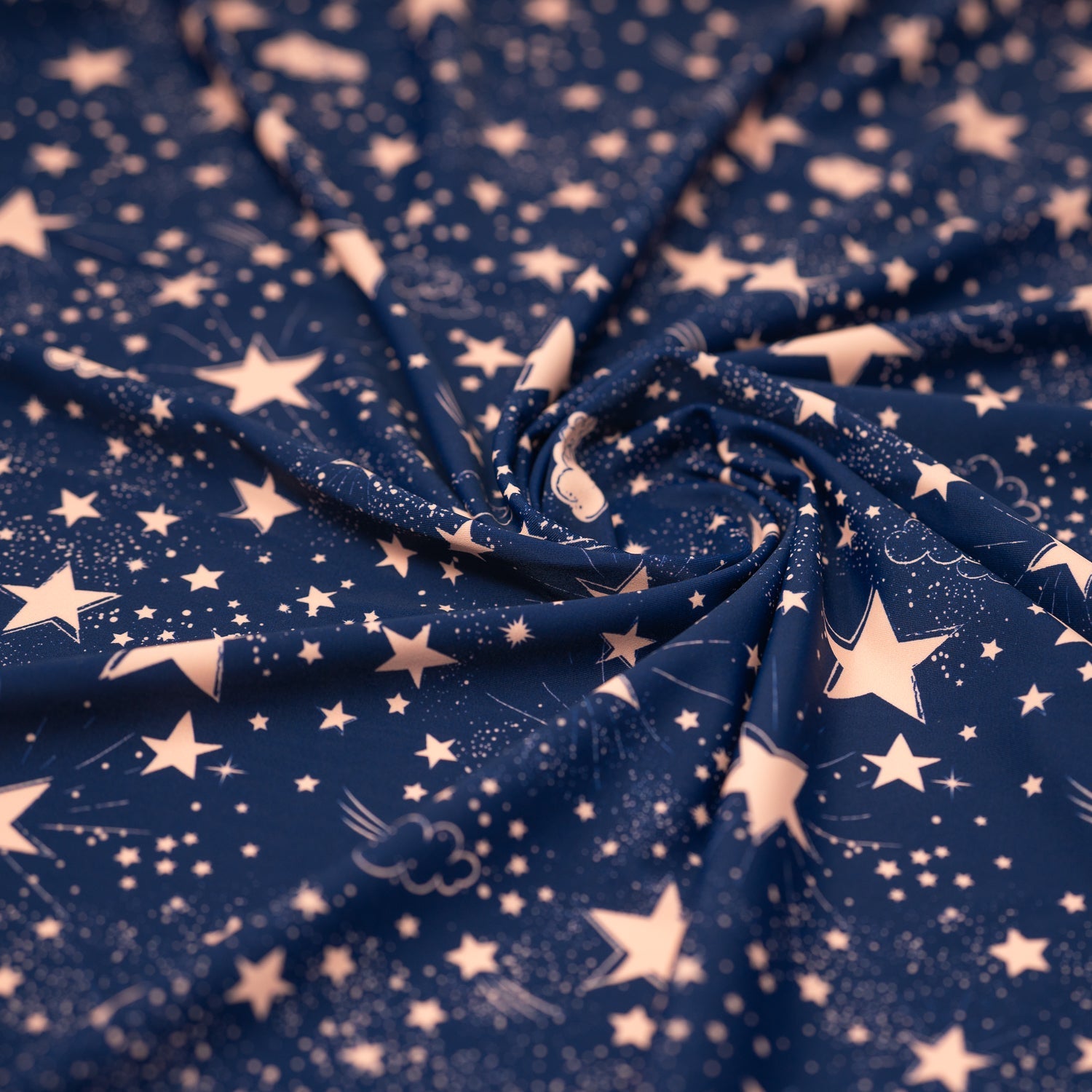 Star Bright Printed Spandex Fabric | CDW