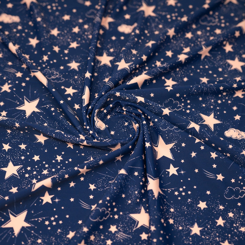 Star Bright Printed Spandex Fabric | CDW