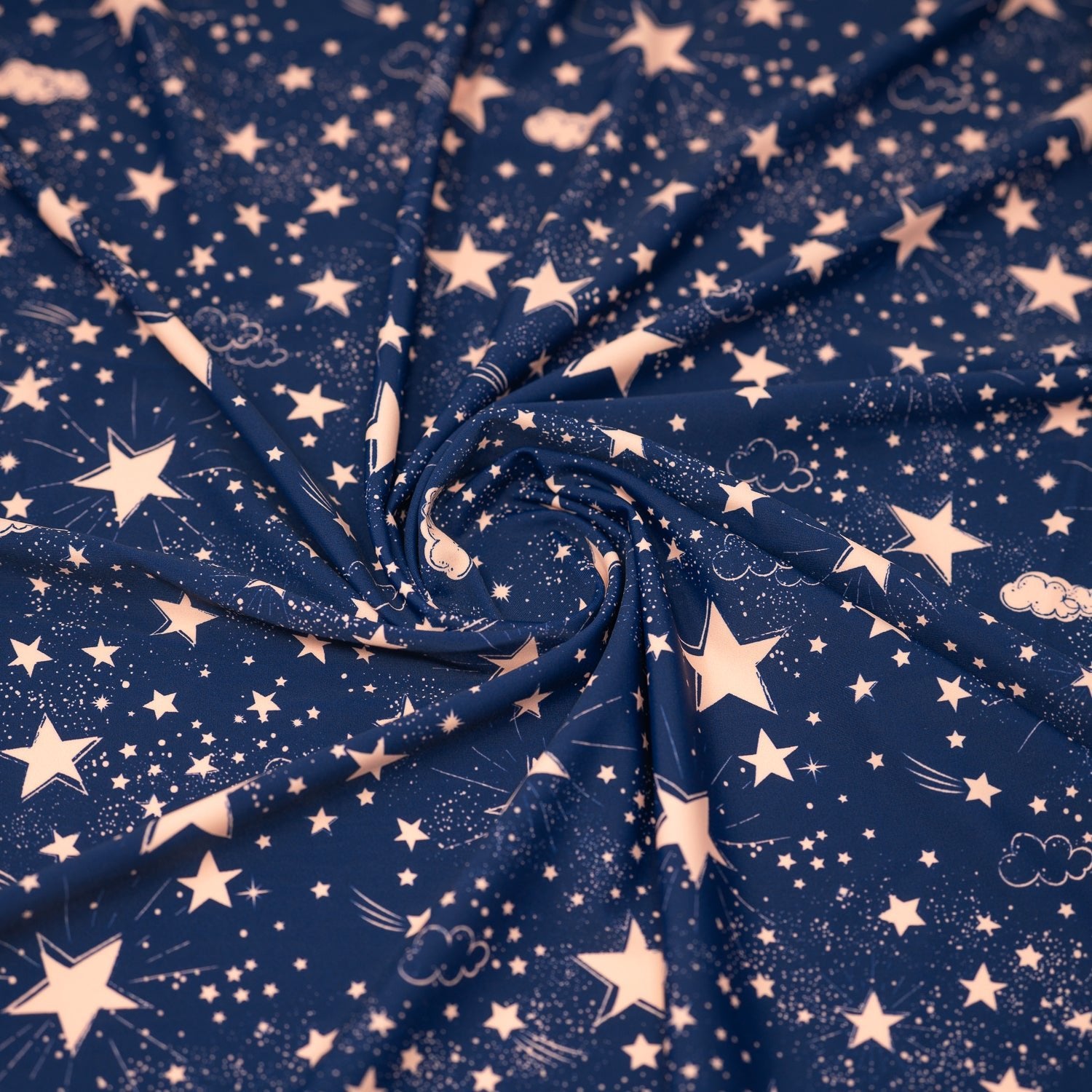 Star Bright Printed Spandex Fabric | CDW