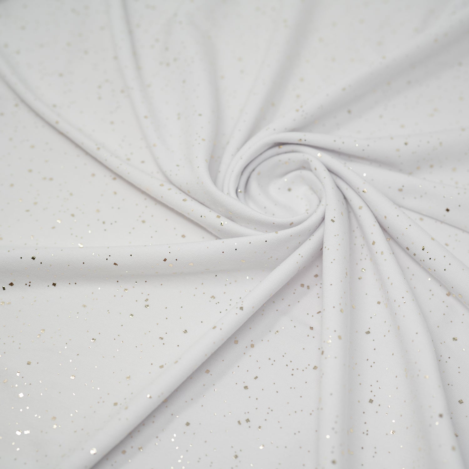 Stardust Foil Printed Stretch French Terry Fabric | CDW