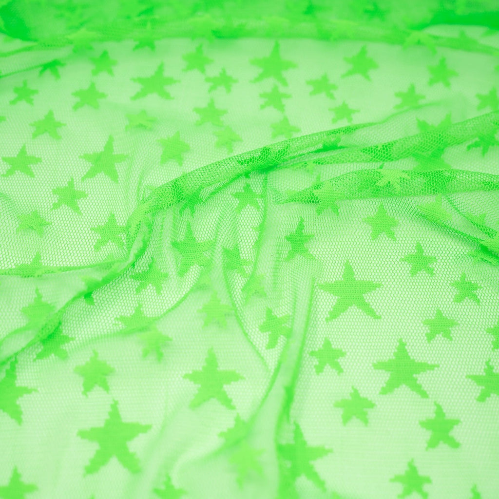 Starry Knitted Stretch Lace Fabric | CDW