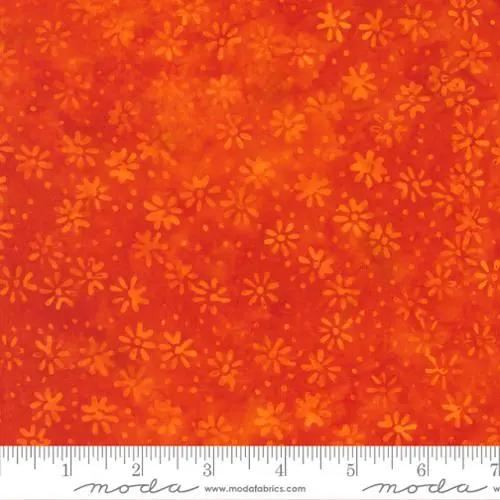 Sunburst Batiks Tangerine 4370-13 Cotton 44"/45" Fabric Per Yard