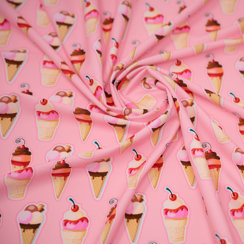Sundae Fun Day Printed Spandex Fabric | CDW