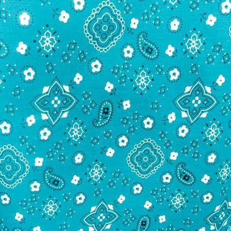 Bandana Print Poly Cotton Fabric