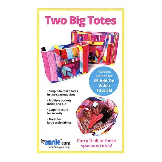 Two Big Totes - Bag Pattern
