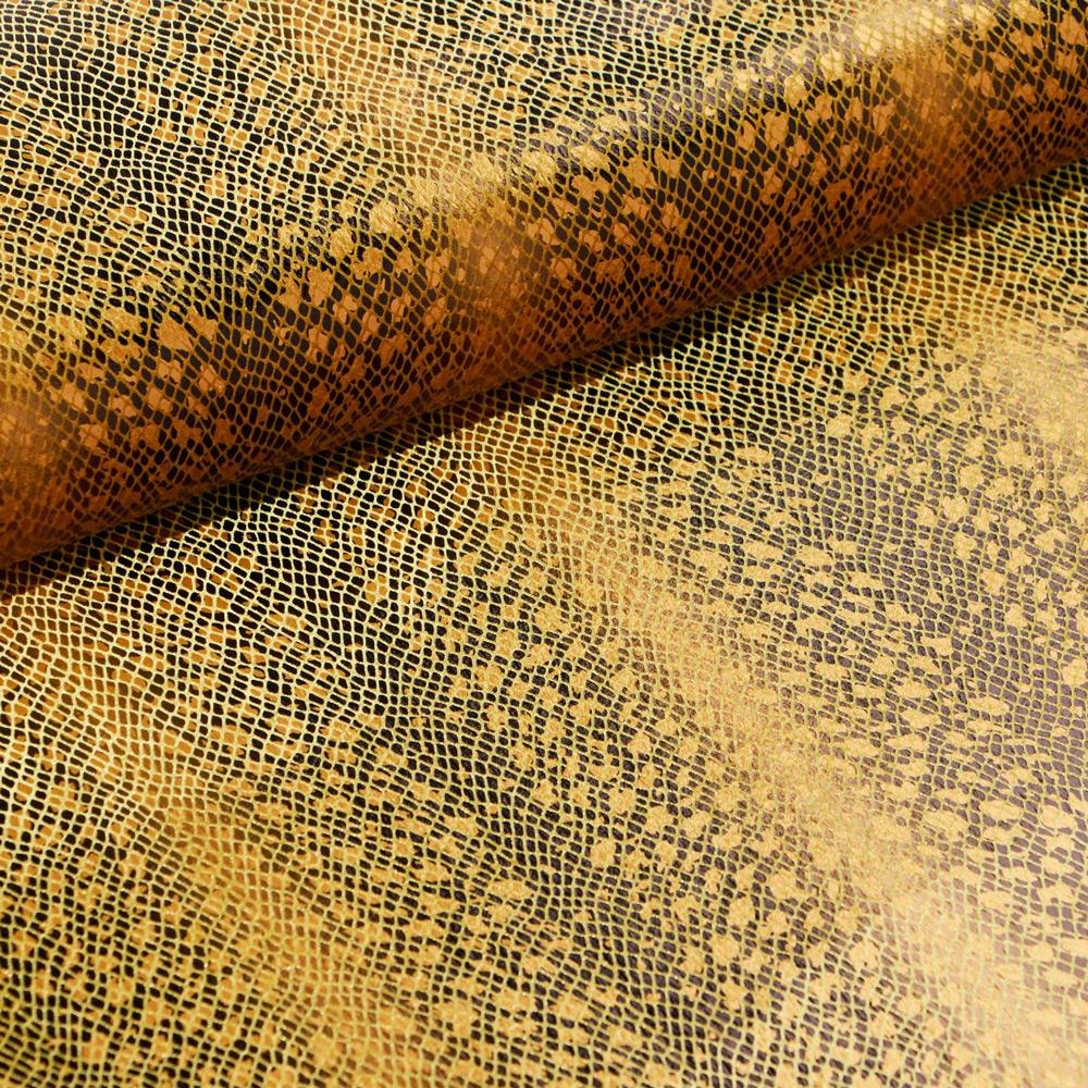 Venomous Foil Printed Stretch Velvet Fabric | CDW