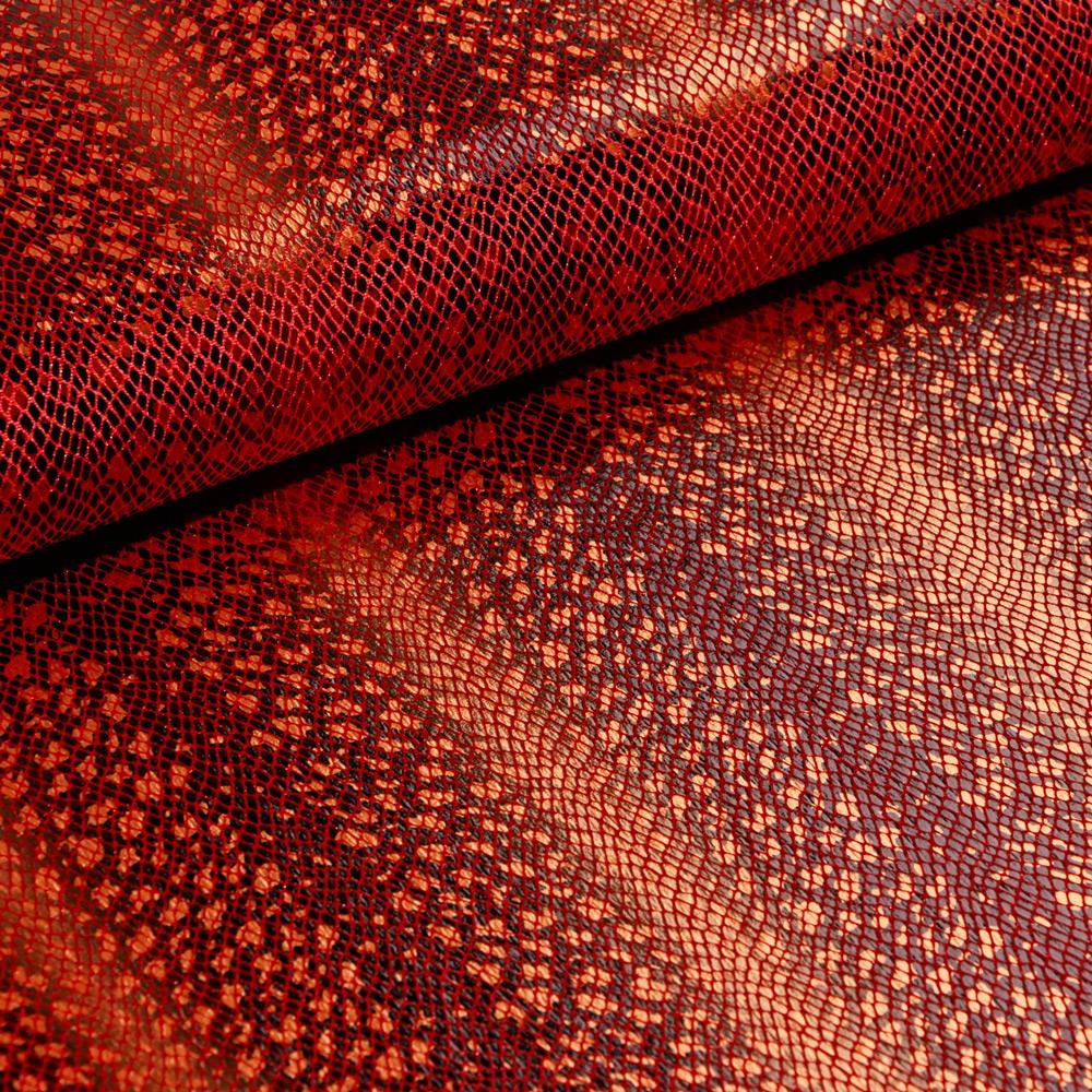 Venomous Foil Printed Stretch Velvet Fabric | CDW