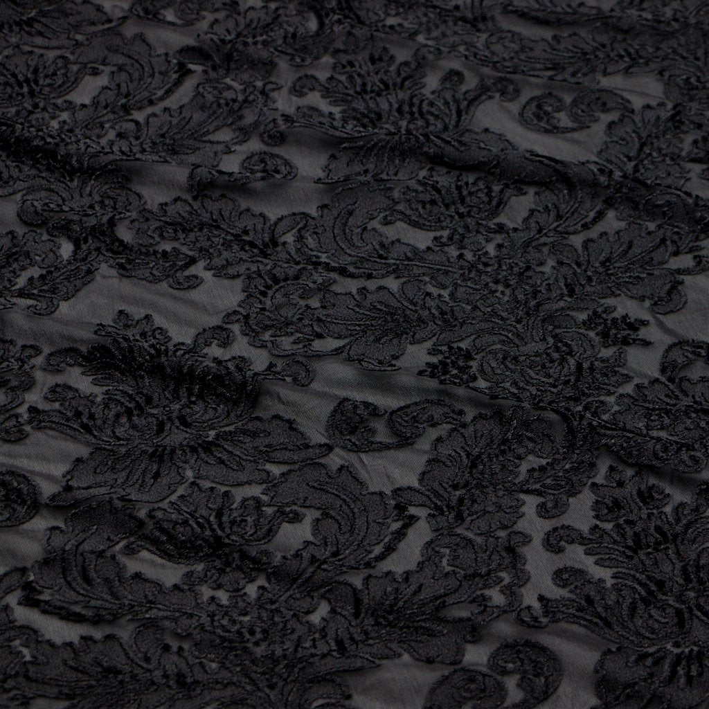 Versailles Burn Out Stretch Velvet Fabric | CDW
