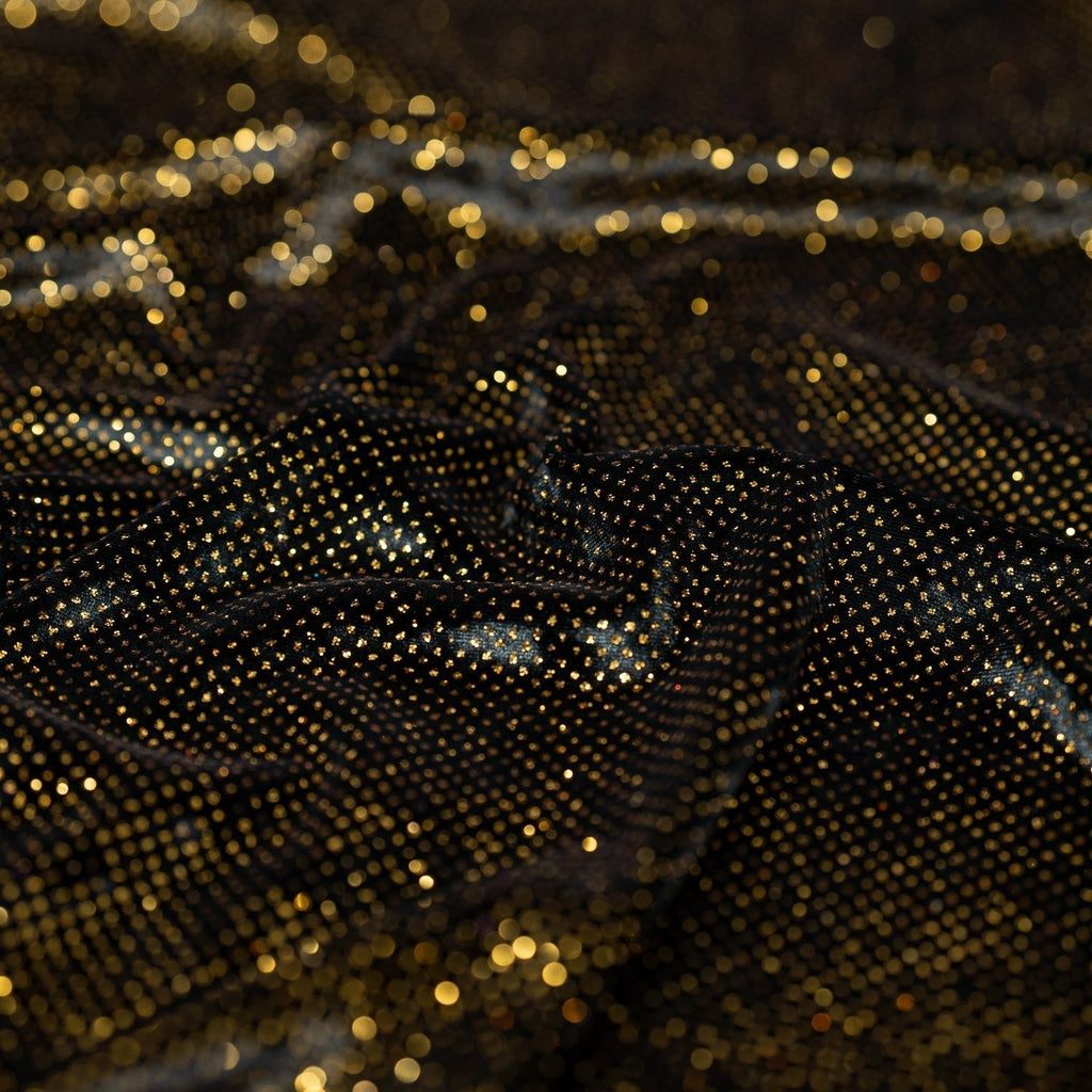 Vivian Glitter Printed Stretch Velvet Fabric | CDW