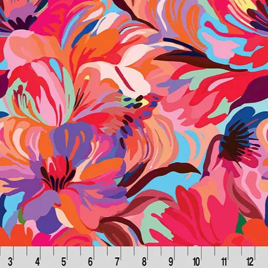 Wanderlust Florals Quilting Cuddle Pink Fabric per yard