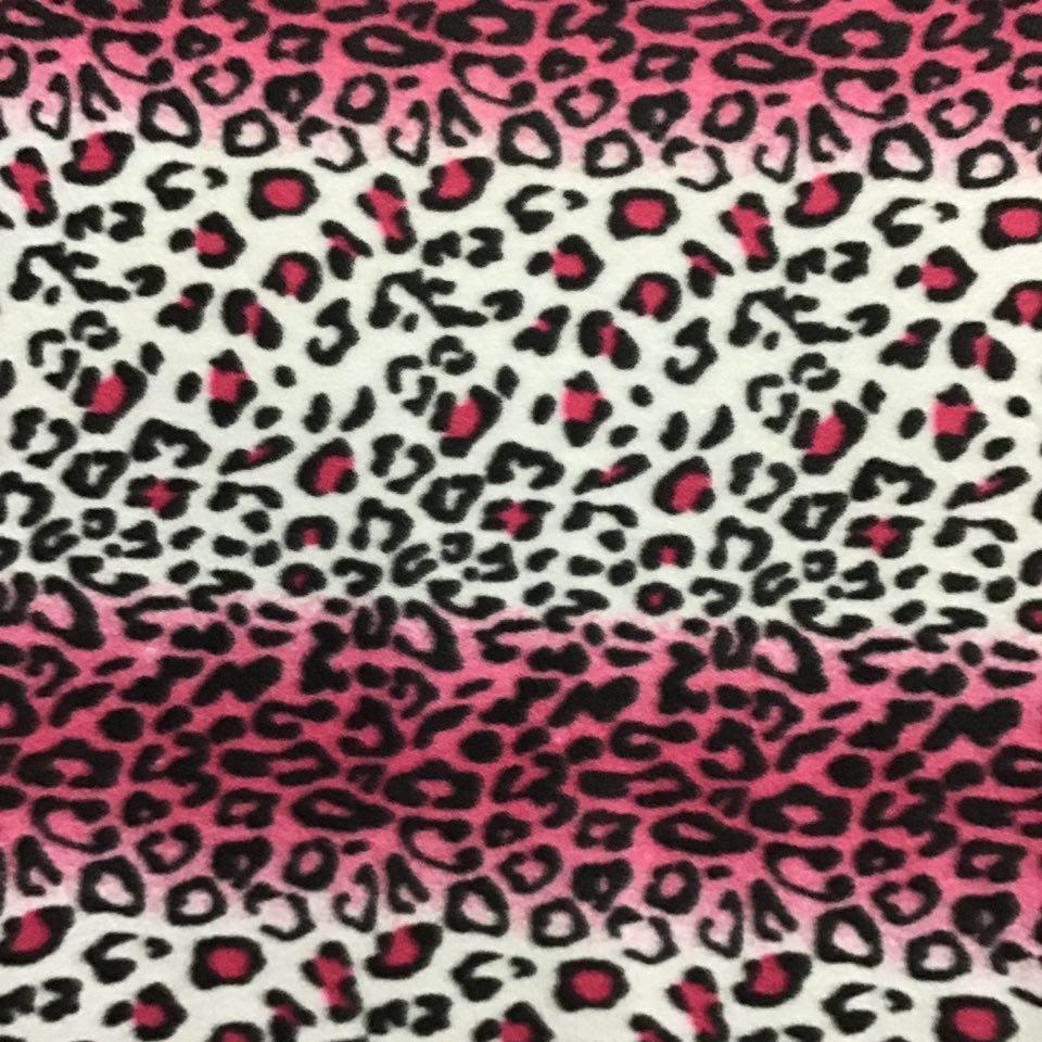 Leopard Print Fleece Fabric