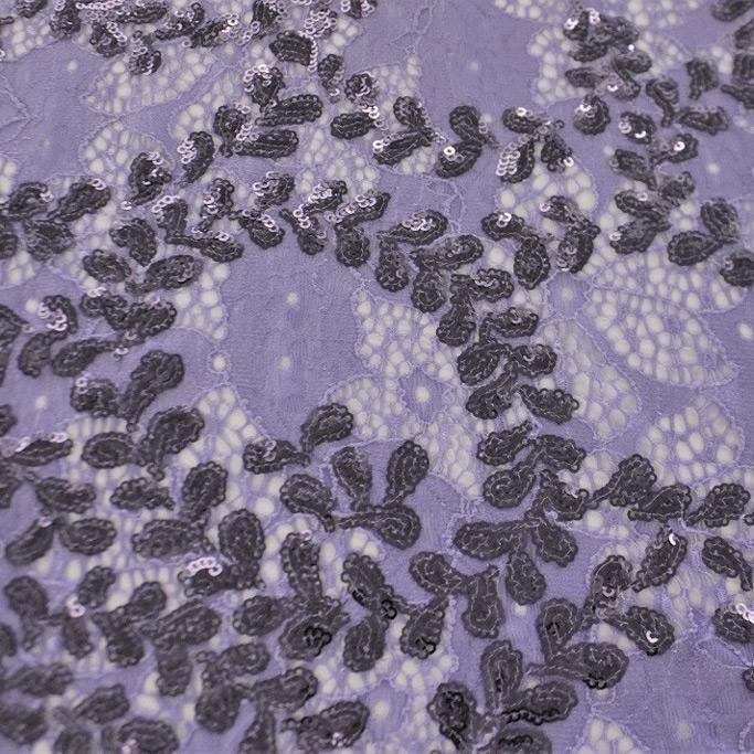 Wisteria Stretch Lace Sequin Fabric | CDW