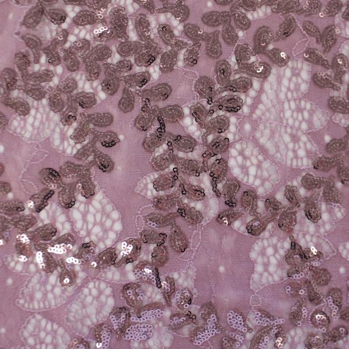 Wisteria Stretch Lace Sequin Fabric | CDW