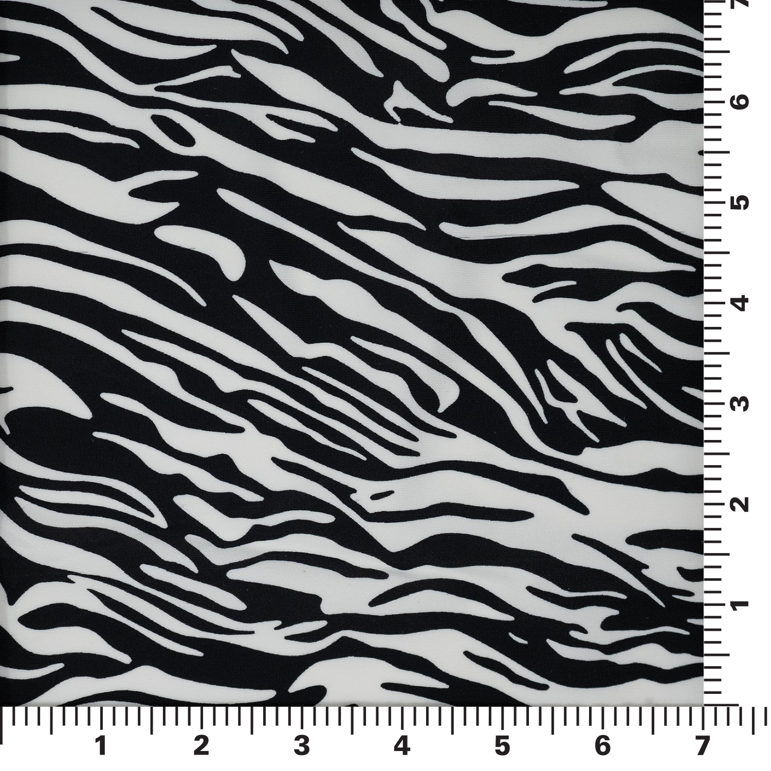 Zebra Nouveau Printed Spandex Fabric | CDW