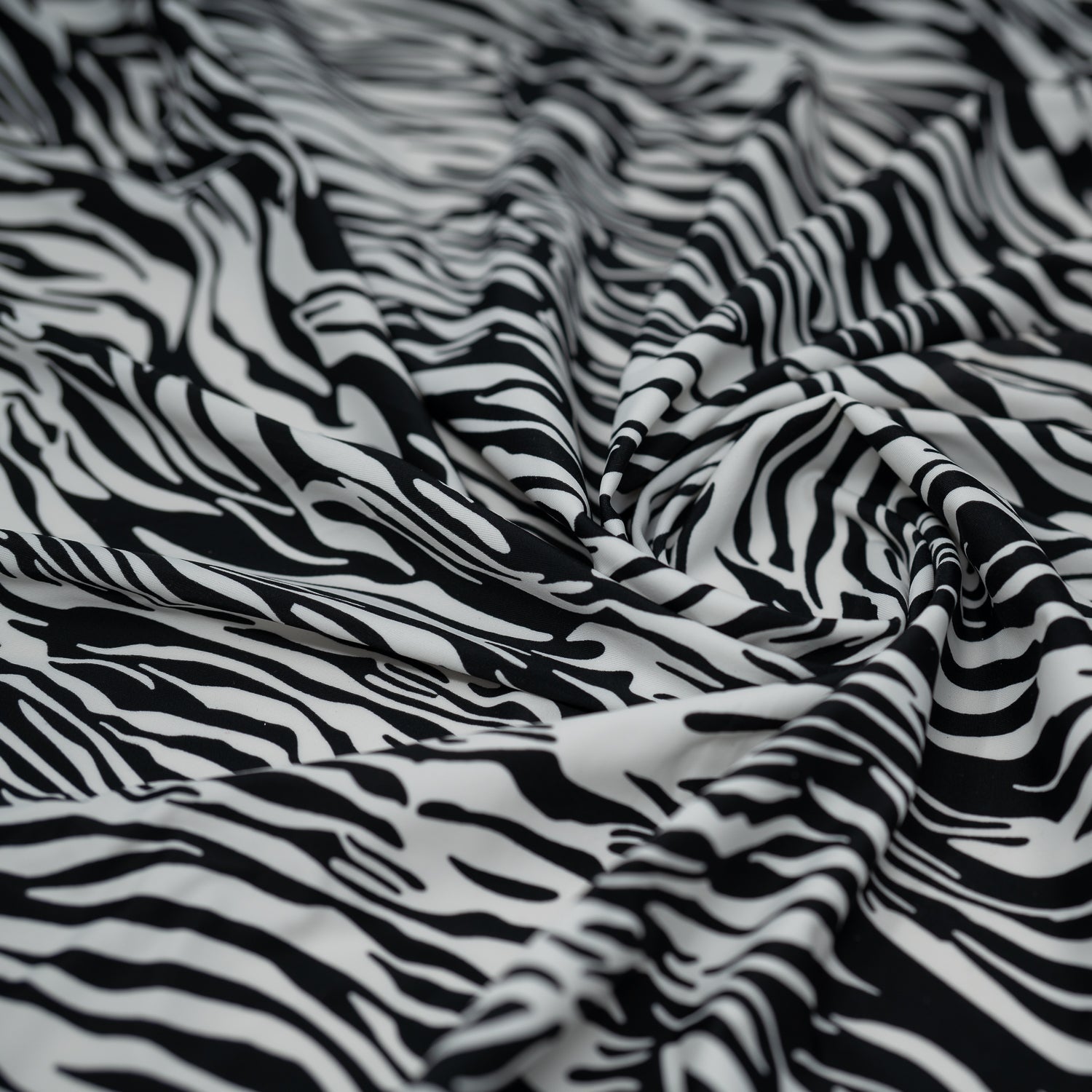 Zebra Nouveau Printed Spandex Fabric | CDW