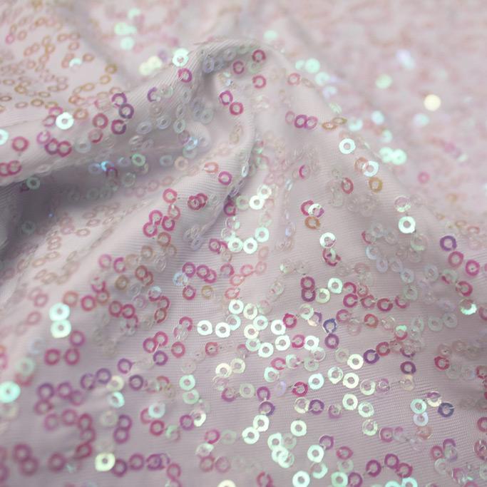 Zsa Zsa Pearl Spandex Sequin Fabric | CDW