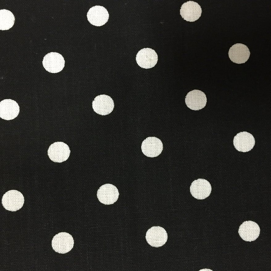 Small Polka Dot Print Poly Cotton Fabric